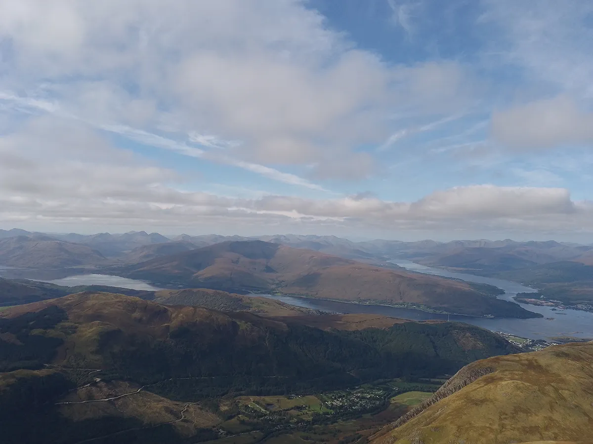 Diana climbing Ben Nevis - Climb Ben Nevis