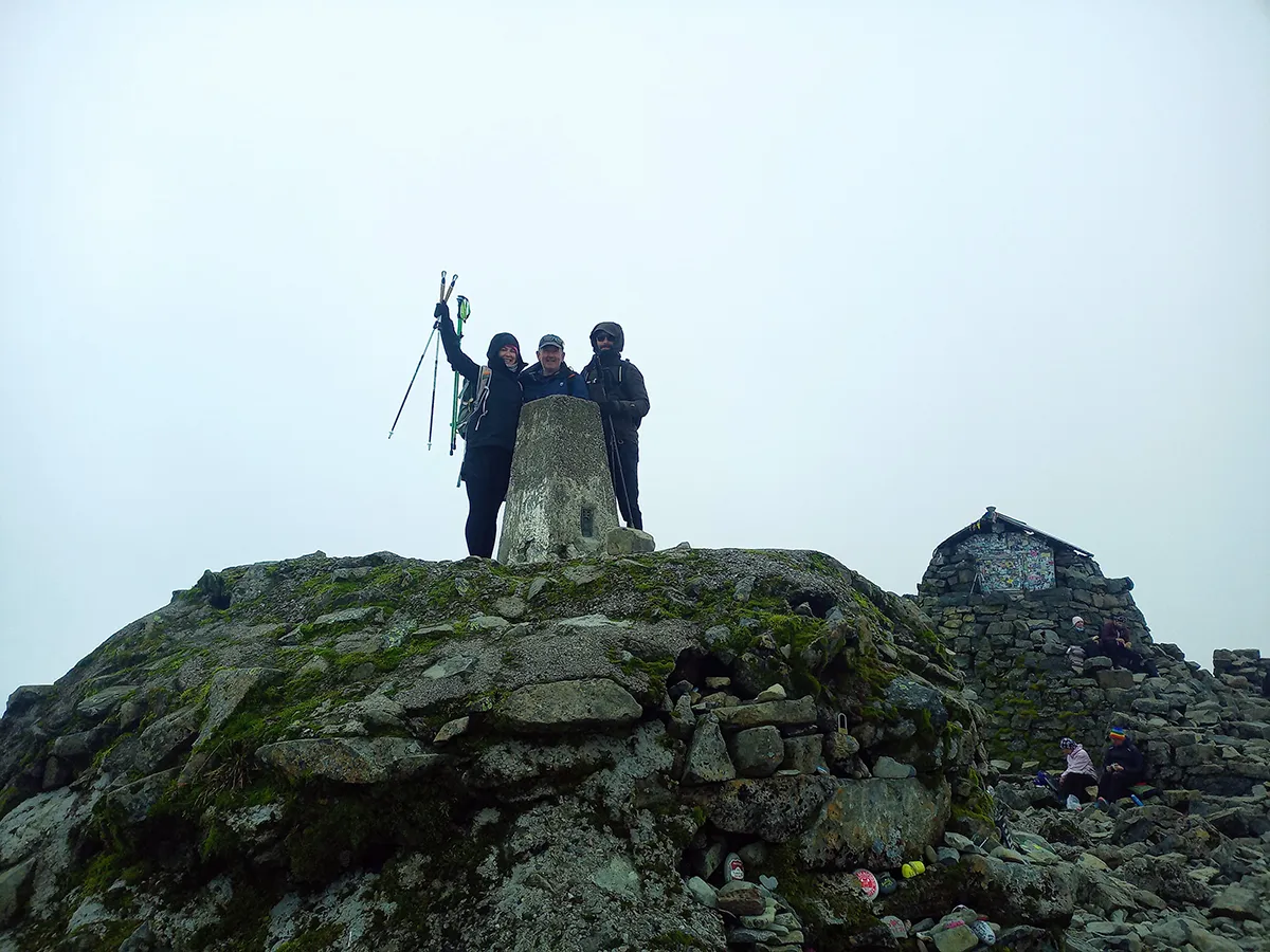 Nick on Nevis summit - Climb Ben Nevis